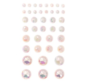 KRYSZTAŁKI SAMOPRZYLEPNE 40 OPALESCENT CREAM 0954