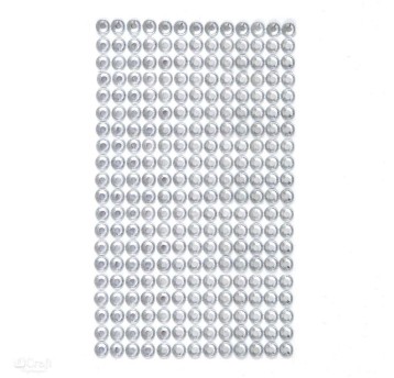 KRYSZTAŁKI SAMOPRZYLEPNE 6MM,260 SZT. CRYSTAL 4219