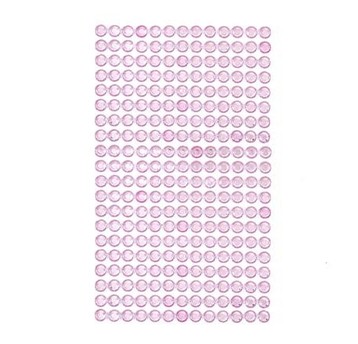 KRYSZTAŁKI SAMOPRZYLEPNE 6MM,260 SZT. L. PINK 4233