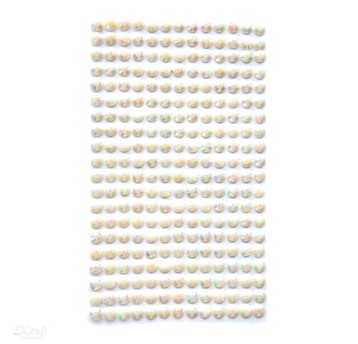 KRYSZTAŁKI SAMOPRZYLEPNE 6MM,260 SZT. OPALESC 4318