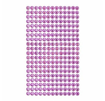 KRYSZTAŁKI SAMOPRZYLEPNE 6MM,260 SZT. PINK 4240