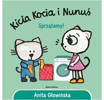 KSIĄŻECZKA KICIA KOCIA I NUNUŚ SPRZĄTAMY! 7876