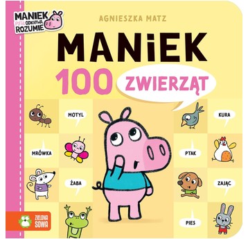 Książeczka Maniek. 100 zwierząt 0327