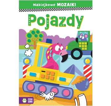 KSIĄŻECZKA Naklejkowe mozaiki. Pojazdy 7644