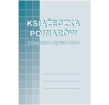 KSIĄŻECZKA POMIARU CIŚNIENIA TETNICZEGO