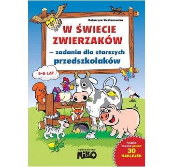 KSIĄŻECZKA W świecie zwierzaków zadania dla starsz