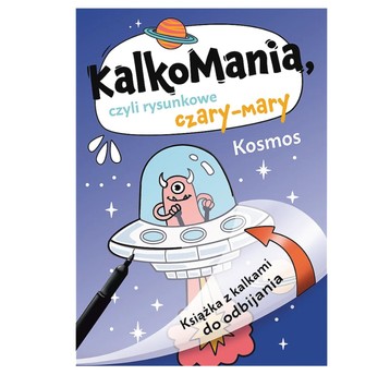 KSIĄZKA DLA DZIECKI KOSMOS KALKOMANIA KS97139