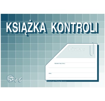 KSIĄŻKA KONTROLI A5 P10-U