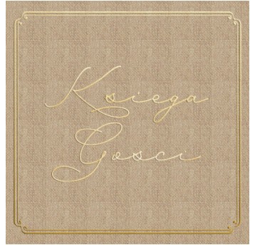 KSIĘGA GOŚCI-PAPIER Z TRAWY WZ.002 1216