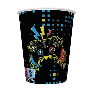 KUBECZKI PAPIEROWE 250ML 8SZT CHŁOPIEC PADY 038201