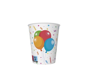 KUBECZKI PAPIEROWE 250ML 8SZT DZIECIĘCE 040601