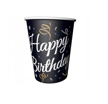 Kubeczki papierowe B&C Happy Birthday, 250