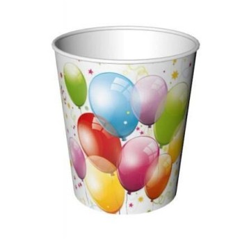 KUBECZKI PAPIEROWE DAISY 250ML 8SZT OGÓLNE 010001