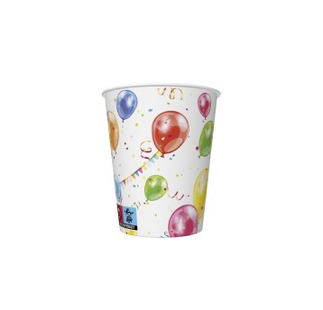 KUBECZKI PAPIEROWE DAISY 250ML 8SZT. OGÓLNE 026801