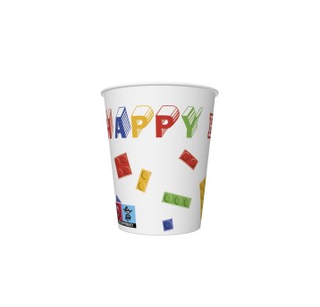 KUBECZKI PAPIEROWE DAISY 250ML 8SZT OGÓLNE 028201