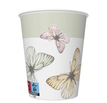 KUBECZKI PAPIEROWE DAISY 250ML 8SZT OGÓLNE 035601