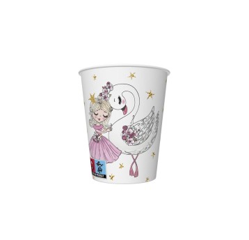 KUBECZKI PAPIEROWE DAISY 250ML 8SZT OGÓLNE 038001