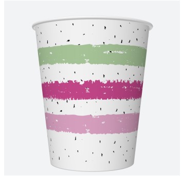 KUBECZKI PAPIEROWE MAKI 250ML 8SZT. OGÓLNE 028601