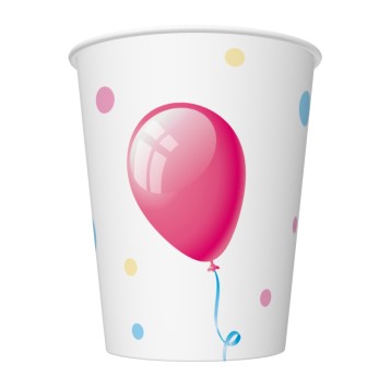 KUBECZKI PAPIEROWE MAKI 250ML 8SZT OGÓLNE 053101