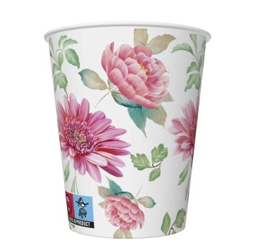 KUBECZKI PAPIEROWE MAKI 250ML 8SZT OGÓLNE 053501