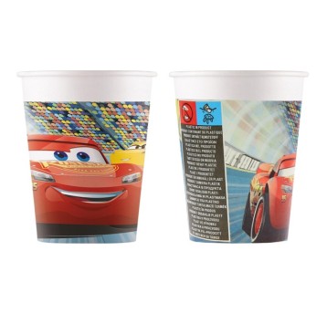 KUBECZKI PAPIEROWE (WM) CARS3 (Disney) 200ML 8SZT
