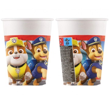 KUBECZKI PAPIEROWE (WM) PSI PATROL 200ML 8SZT