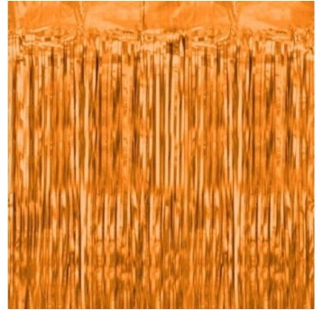 KURTYNA DEKORACYJNA POMARAŃCZOWA 8063