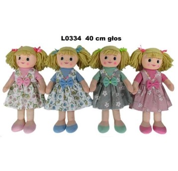LALKA 4 ASST 40 CM GŁOS 156747