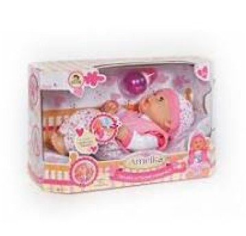 LALKA AMELKA ZASYPIA W RAMIONACH 9765