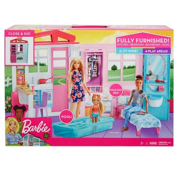 LALKA BARBIE DOMEK PRZYTULNY FXG54