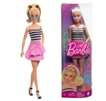 LALKA BARBIE FASHION BIAŁO CZARNY TOP HRH11 6762