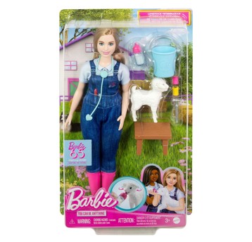 LALKA BARBIE KARIERA WETERYNARKA NA FARMIE HRG42