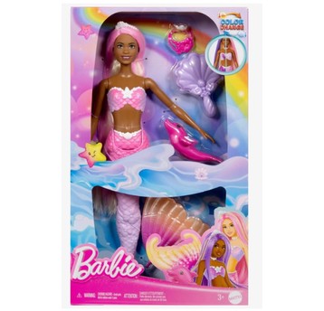 LALKA BARBIE SYRENKA ZMIANA KOLORU BROOKLYN HRP98