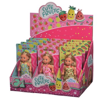 LALKA EVI W SUKIENCE W OWOCE 3 RODZ 0508