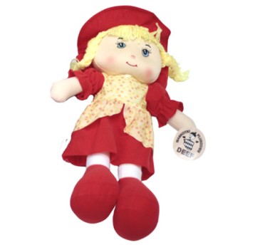 Lalka Miękka Sukienka w kwiatki Duża 3860