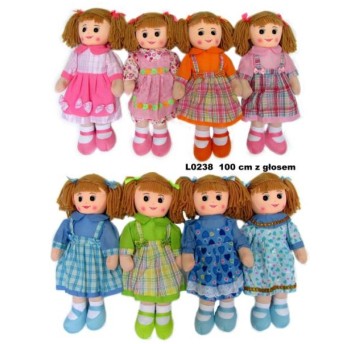 LALKA MIX 100CM GŁOS L0238