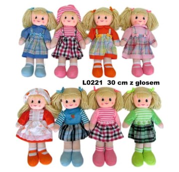 LALKA MIX 30CM GŁOS L0221