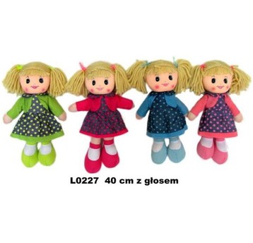 LALKA MIX 40CM GŁOS L0227