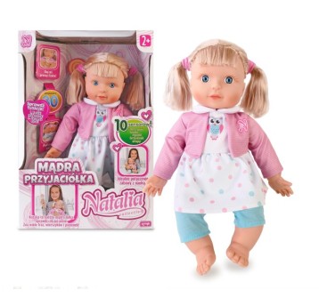 LALKA NATALIA MĄDRA PRZYJACIÓŁKA 41 CM. 0614