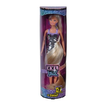 LALKA STEFFI DŁUGOWŁOSA XXL HAIR Z CEKINAMI 6369