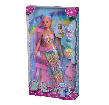 LALKA STEFFI TĘCZOWA SYRENA 9161