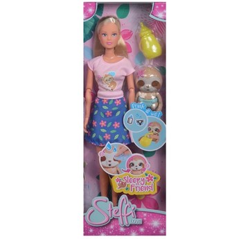 LALKA STEFFI ZE SPIĄCYM LENIWCEM 4328