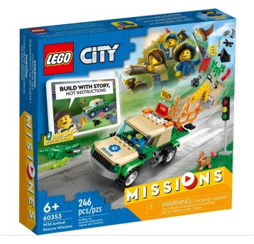 LEGO CITY 60353 MISJE RATOW. DZIKICH ZWIERZĄT 9741