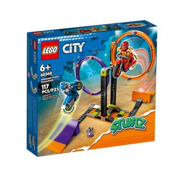 LEGO CITY 60360 WYZWANIE KASKADERSKIE- OBRACAJĄCE