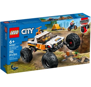 LEGO CITY 60387 PRZYGODY SAMOCHODEM TERENOWYM 4X4