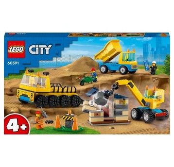 LEGO CITY 60391 CIĘŻARÓWKI I DŹWIG Z KULĄ 6465