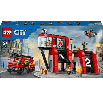 LEGO CITY 60414 REMIZA STRAŻACKA Z WOZEM 2962