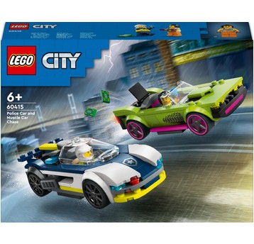 LEGO CITY 60415 Pościg radiowozu za muscle carem