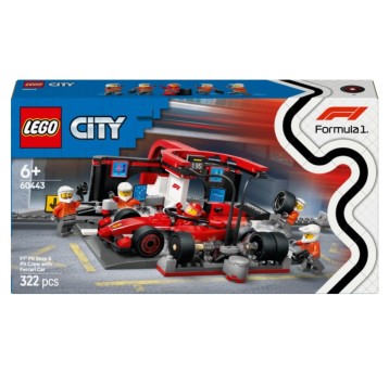 LEGO CITY 60443 Pit stop i mechanicy z Ferrari