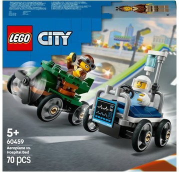 LEGO CITY 60459 ZESTAW WYŚCIGÓWEK SAMOLOT 7702
